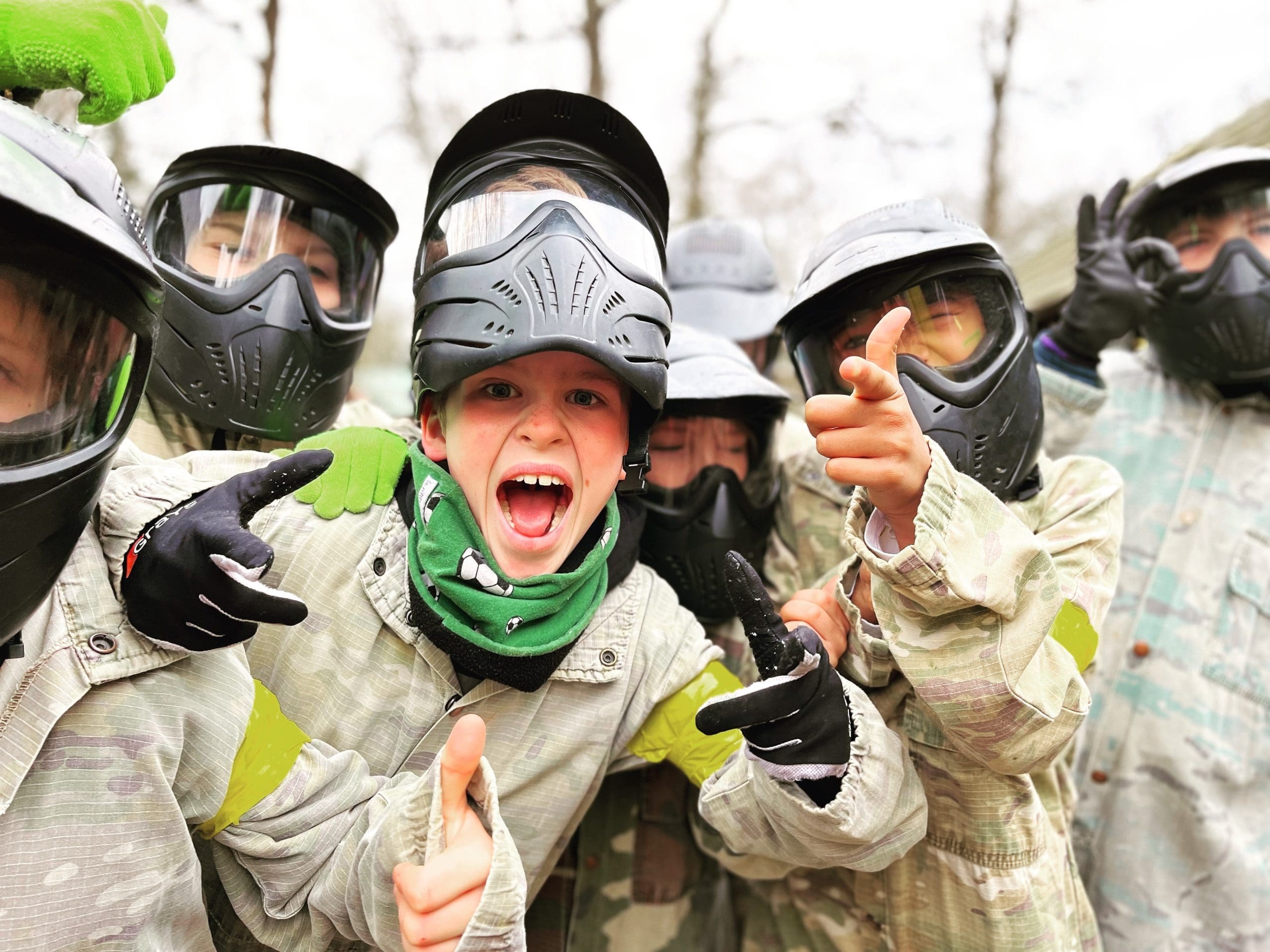 Fun for everyone at Campaign Paintball