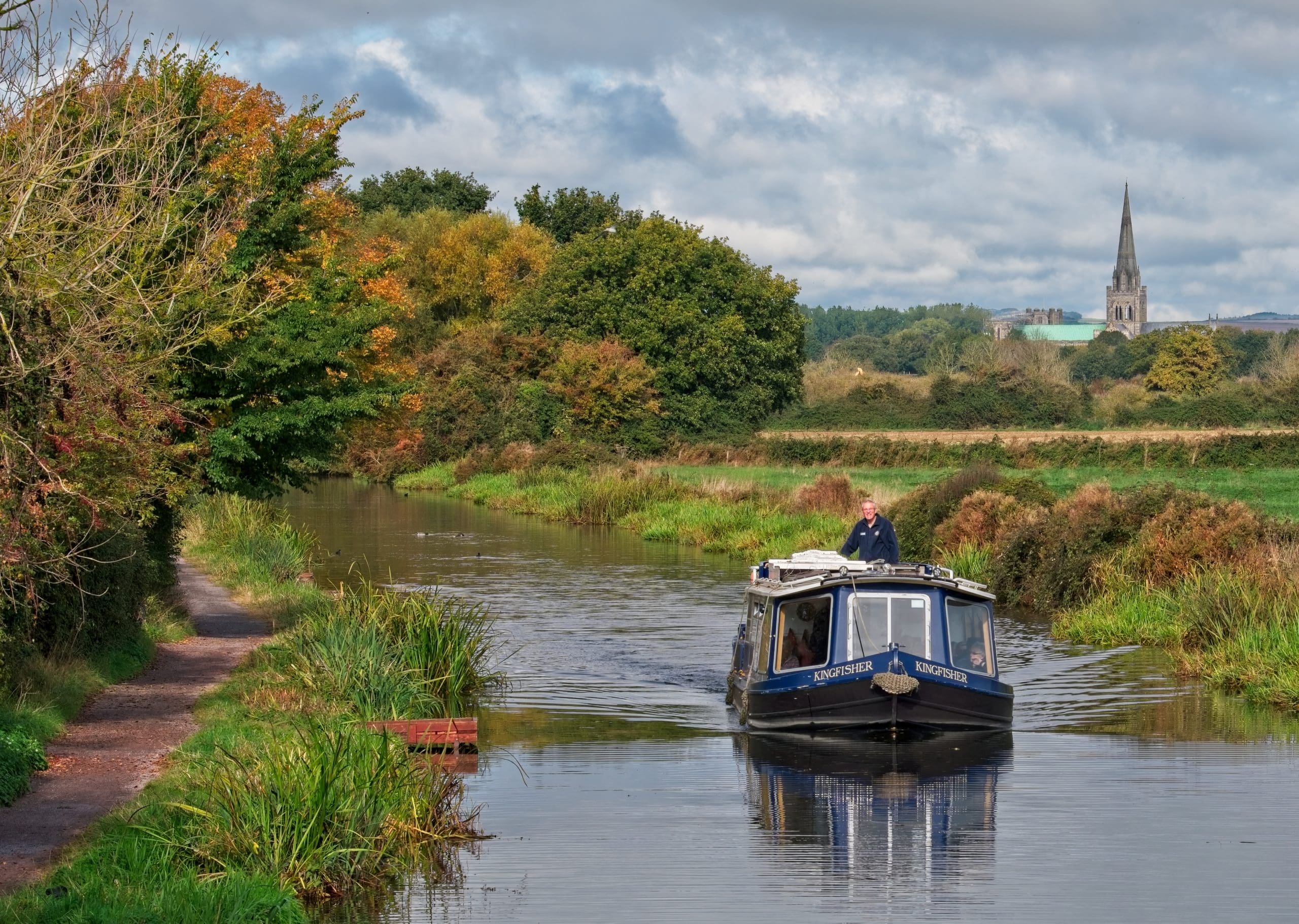 A boat on the Chichester Canal