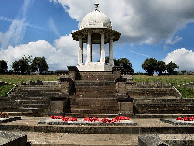 The iconic Chattri Memorial in East Sussex