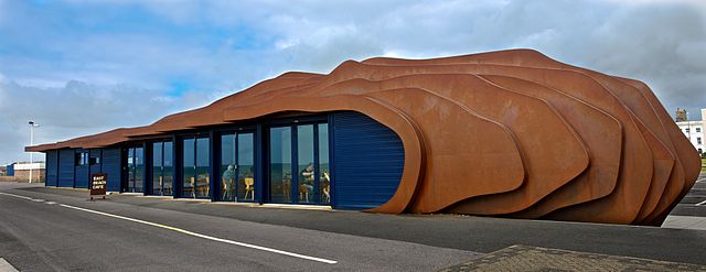 The distinctive East Beach Café in Littlehampton