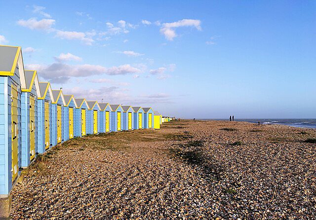 The beach at Littlehampton