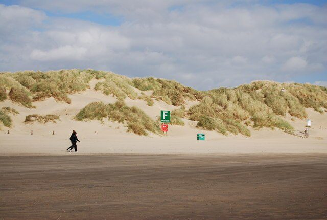 The iconic Camber Sands in East Sussex