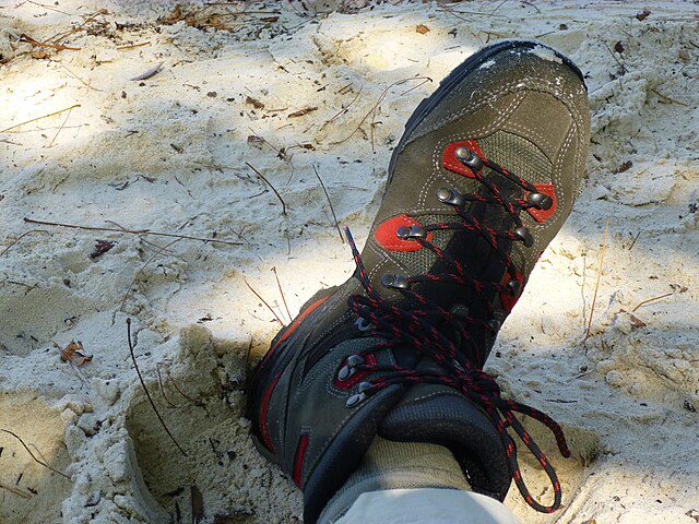 A pair of walking boots for says out in Surrey